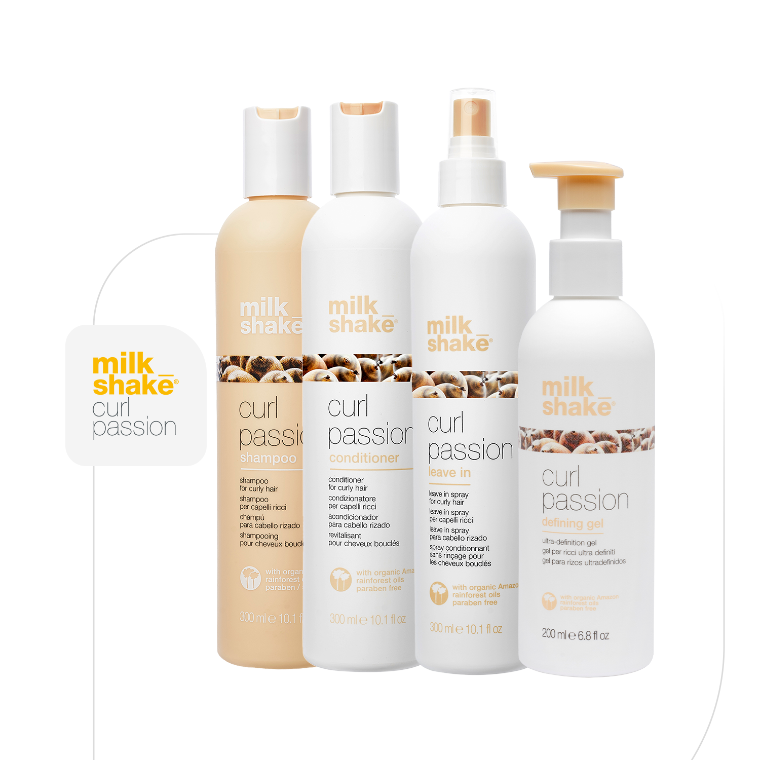 milk_shake® curly passion Defined Curls Routine