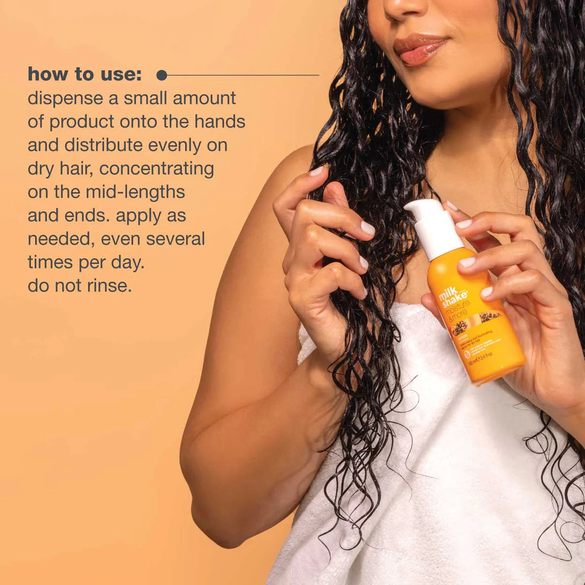 Moisture & more No More Dry Hair Routine