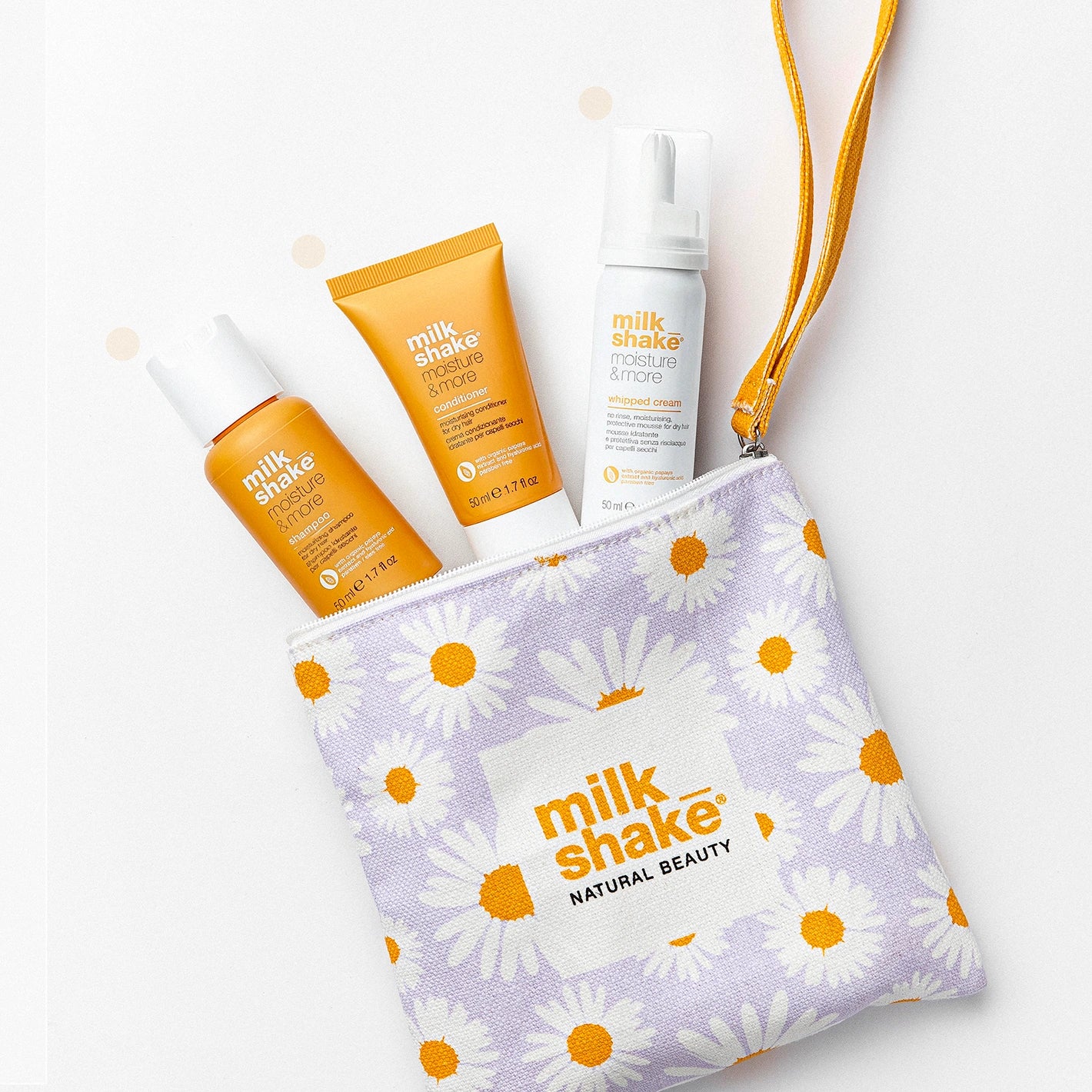 milk_shake® moisture & more Mini bundle with bag