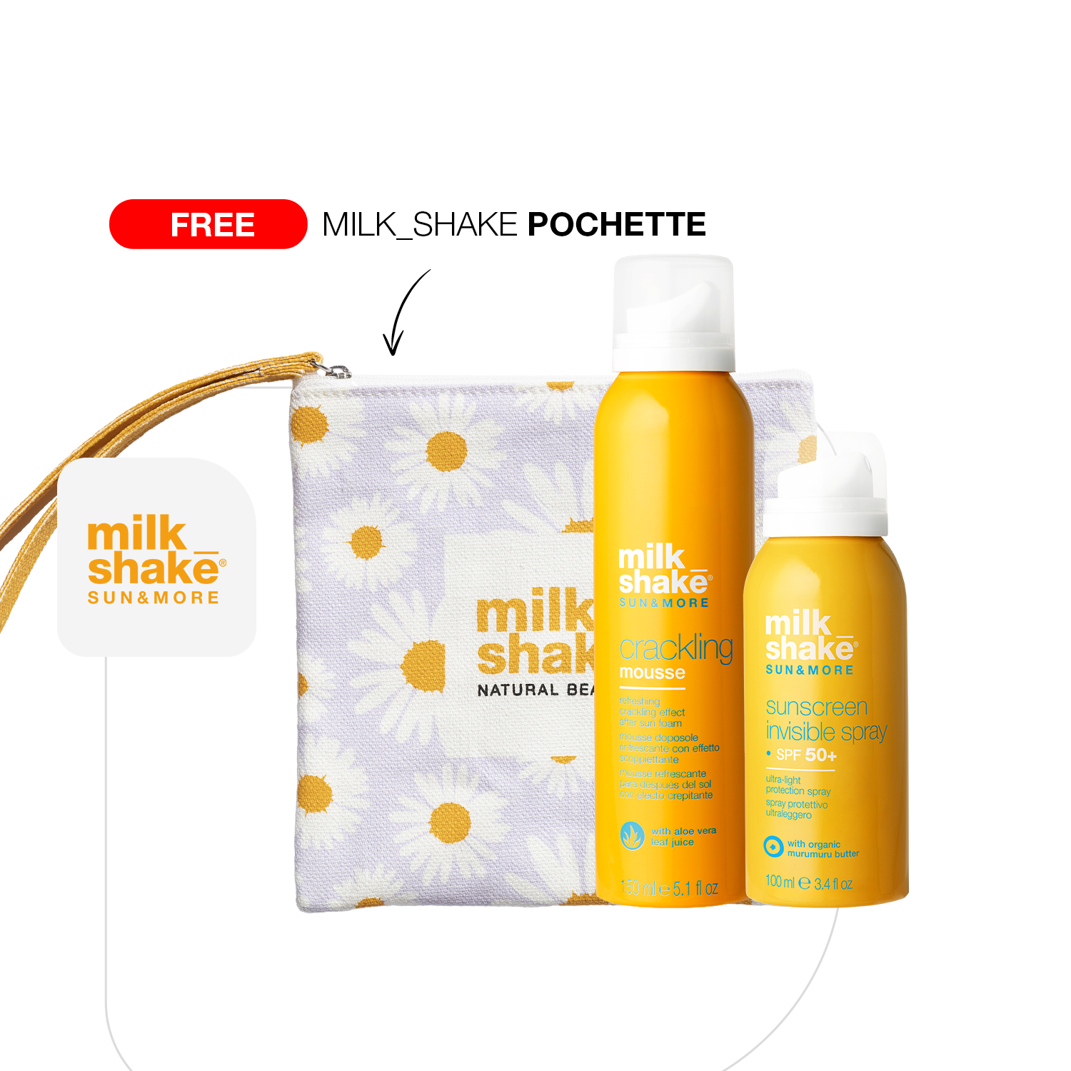 Sun Protection Duo + milk_shake® Travel Pouch Free