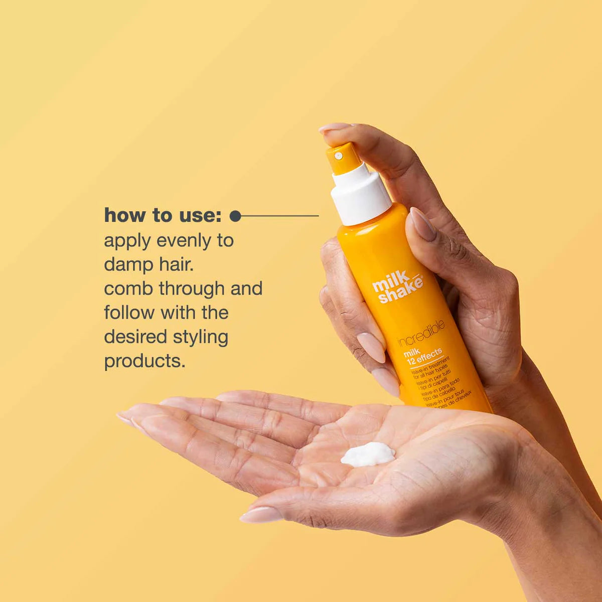 incredible milk leave in spray with 12 benefits 150 ml